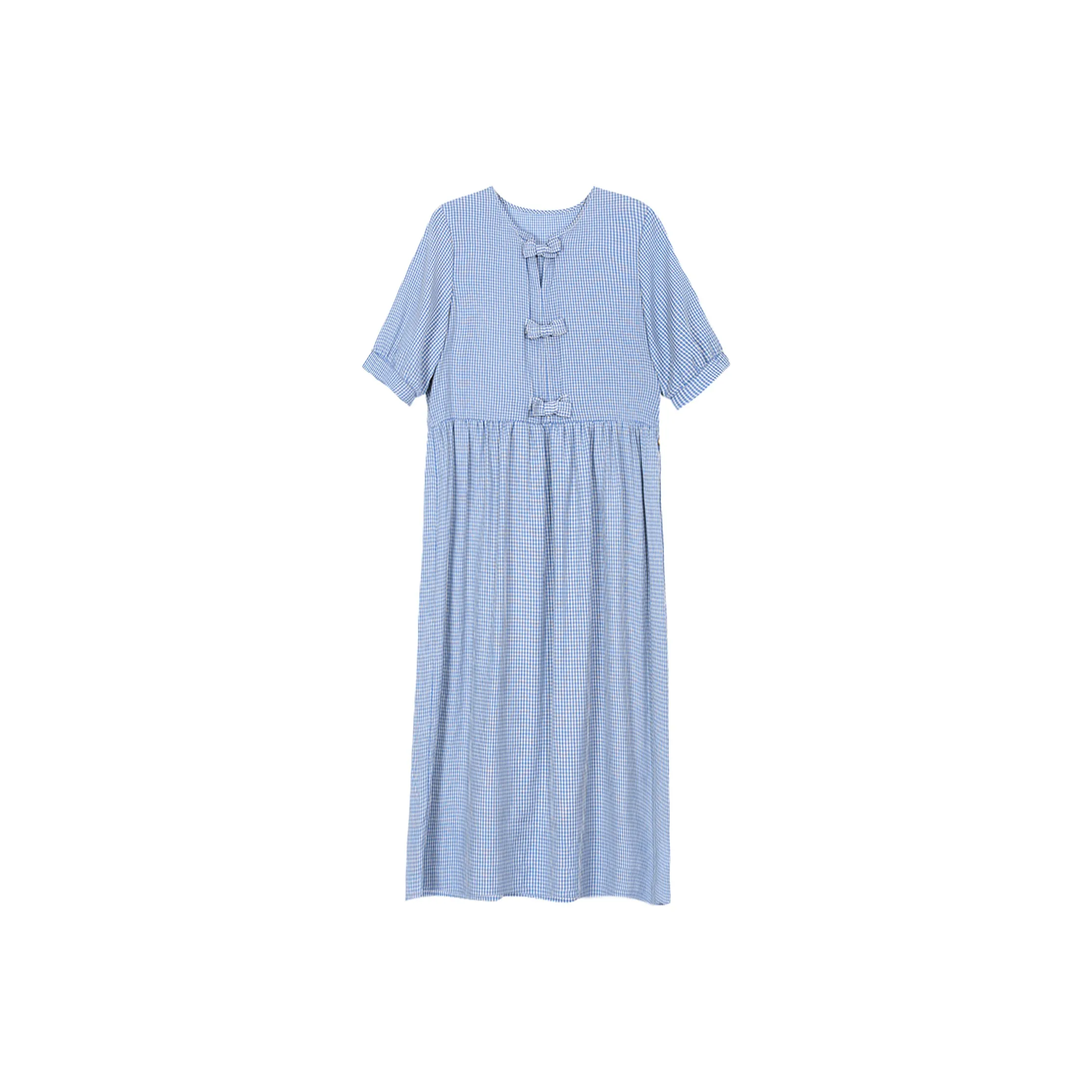 Wbwq Короткий рукав Платье Женское