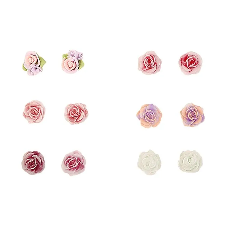 LINGJIE Пластик Серьги-гвоздики Унисекс