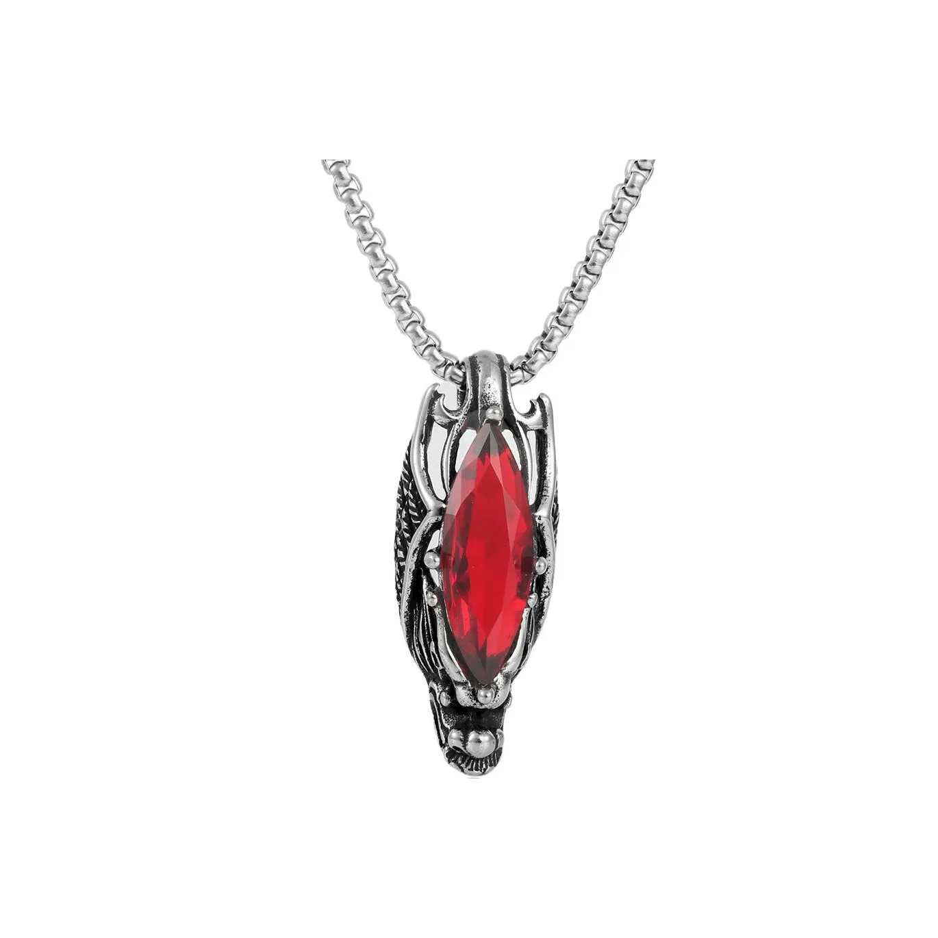 Quarqor Ожерелья из титанового стального сплава Мужской