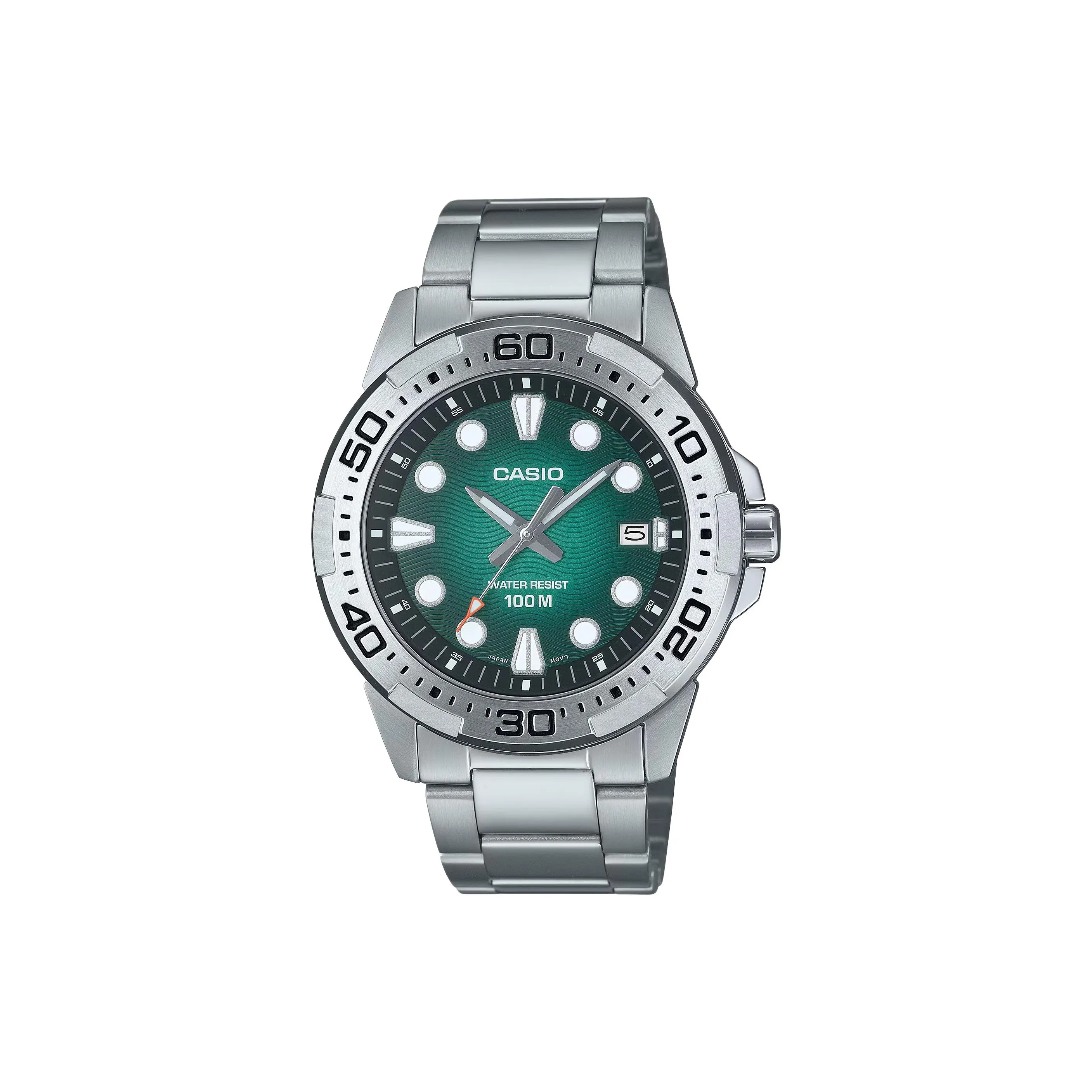 CASIO G SHOCK Collection Кварцевый механизм нержавеющая сталь ремешок мужские часы зеленый циферблат