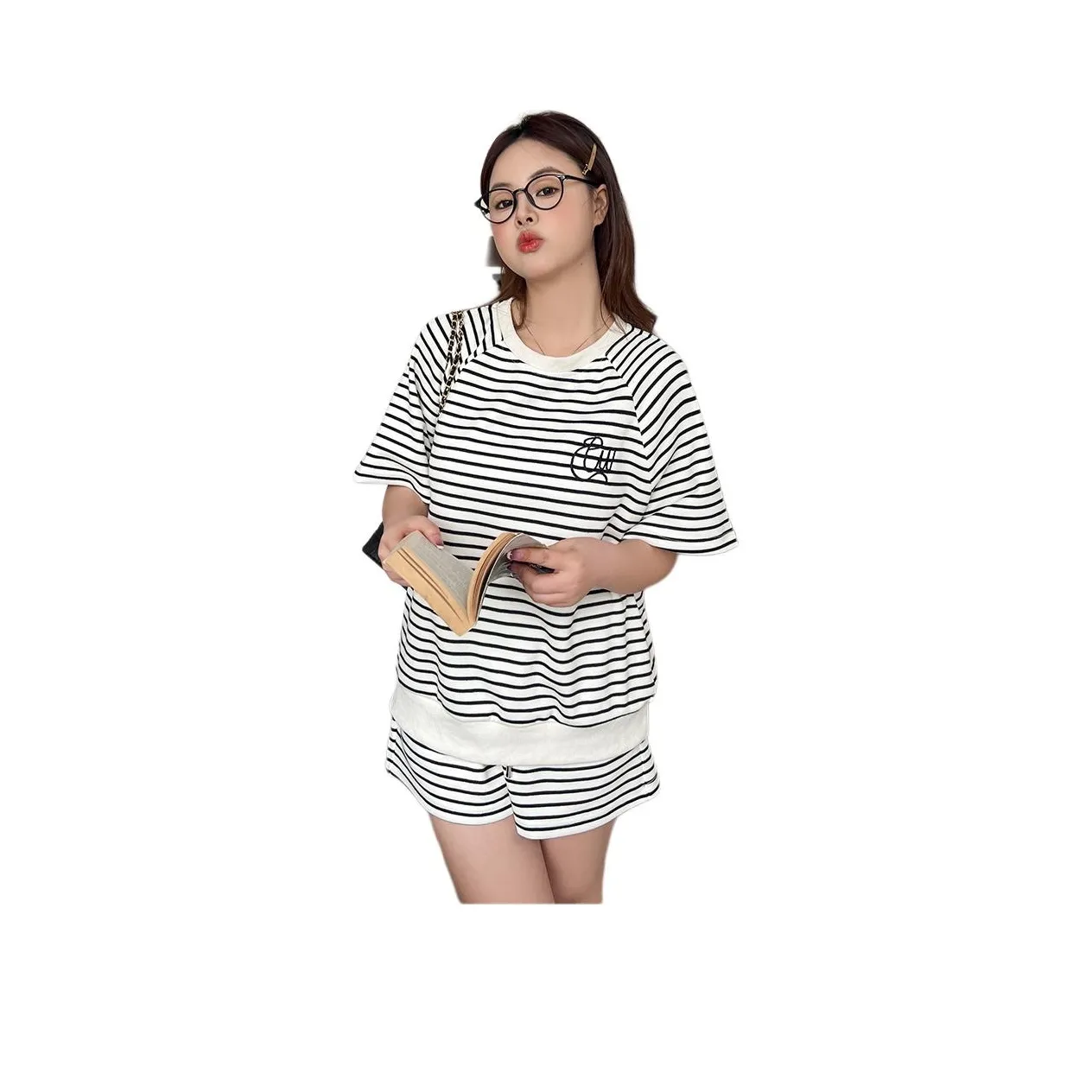 DAMABAIFENBAI Plus Size MM Sports Casual Suit Women's