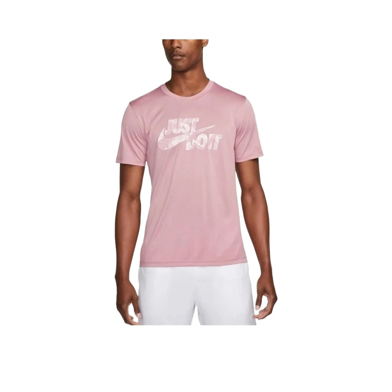 Nike Dri Fit Camiseta T Shirt Мужской Розовый