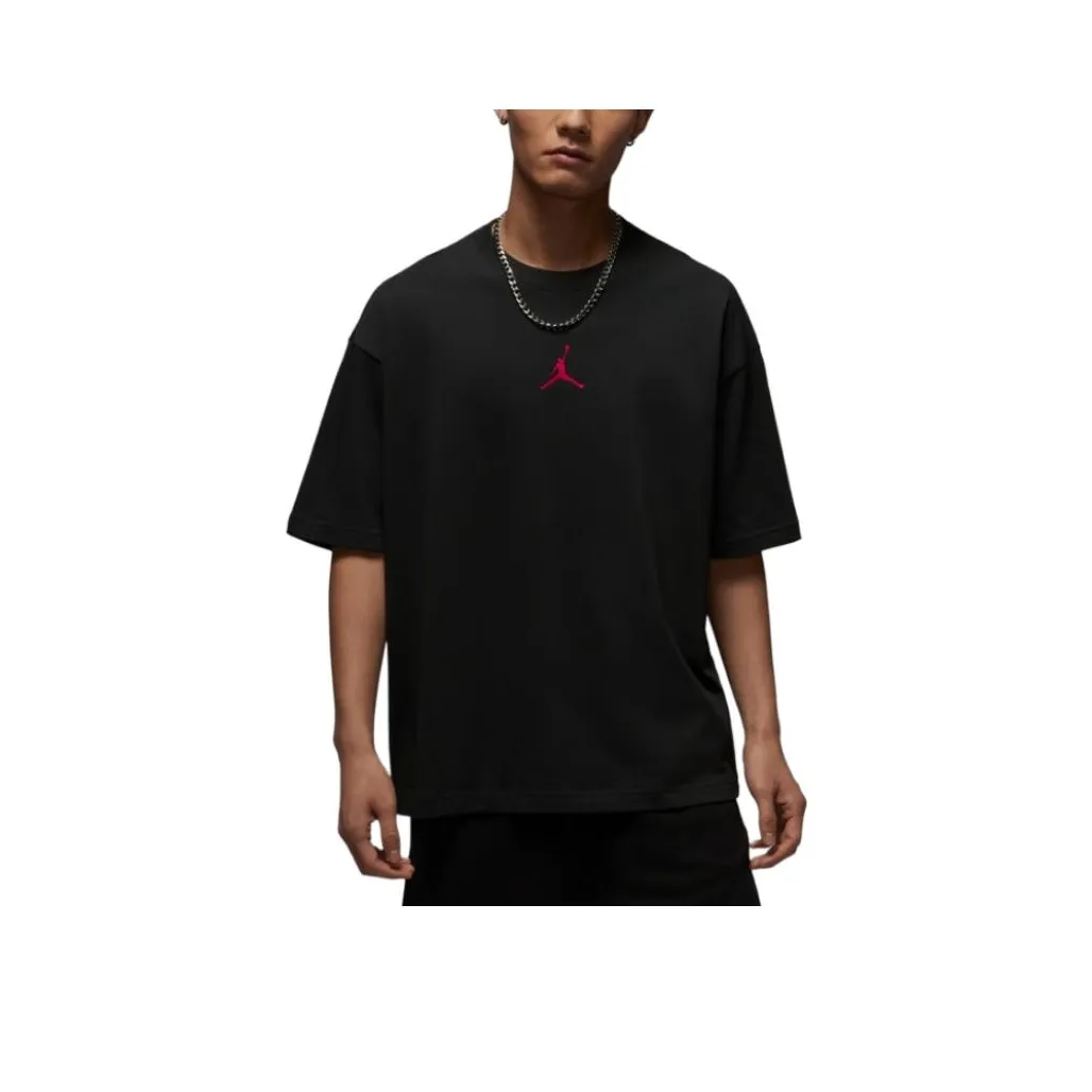 Jordan OVERSIZED T Shirts Men Gray Black