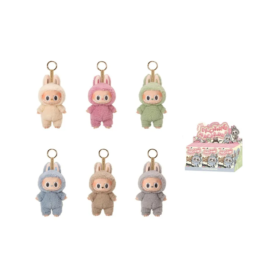 POP MART THE MONSTERS LABUBU Exciting Macaron 1st Generation Виниловое Лицо, Слепая Коробка, Одиночная Коробка/комплект Из 6 Шт.