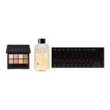 3종 세트: 8 Colors Eyeshadow Palette #06 피치 블라썸 + Lip & Eye Cleansing 오일 95ml + 메이크업 리무버 물티슈 10개