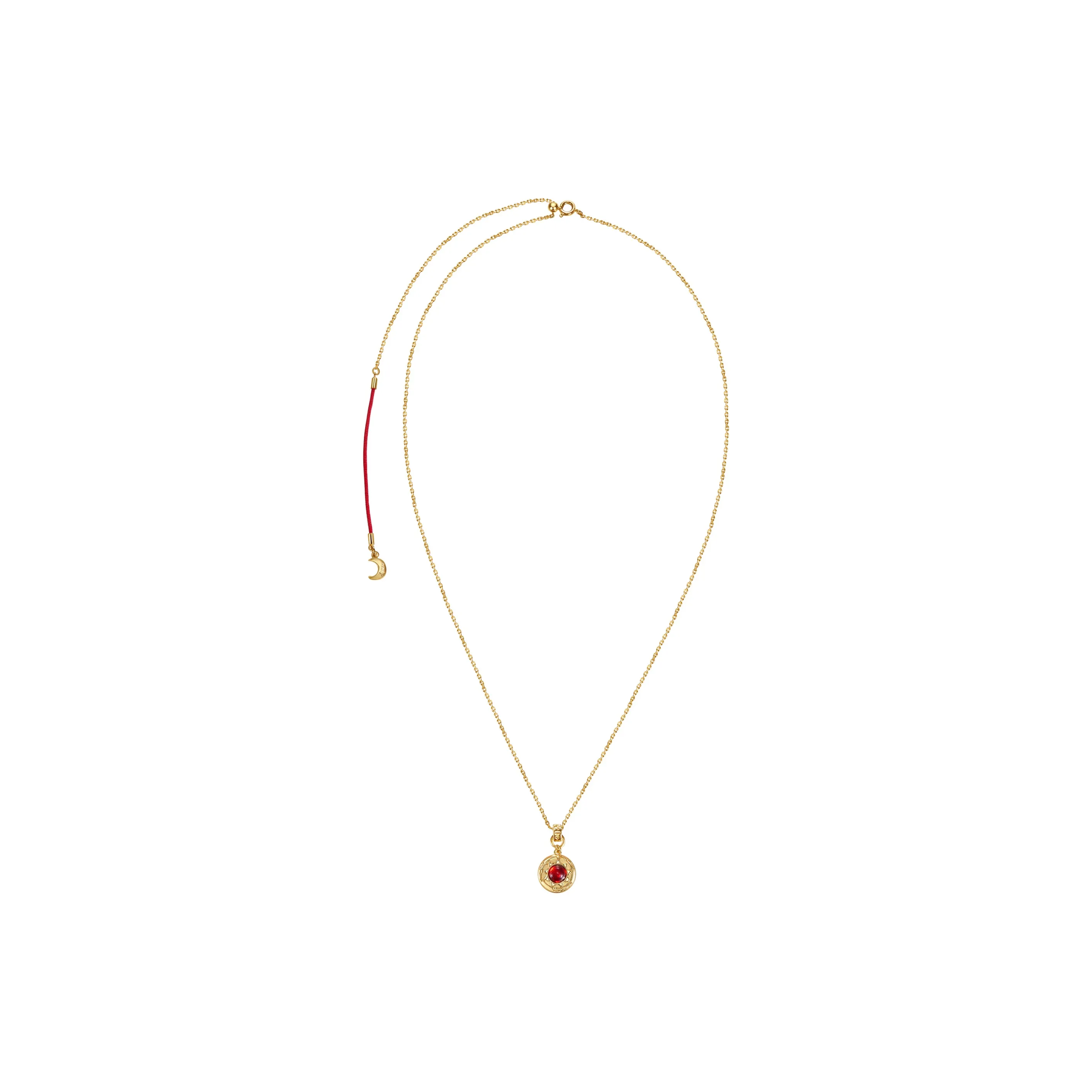 Aurozia 925 Sterling Silver Gold Plated/White Gold Necklaces Women's