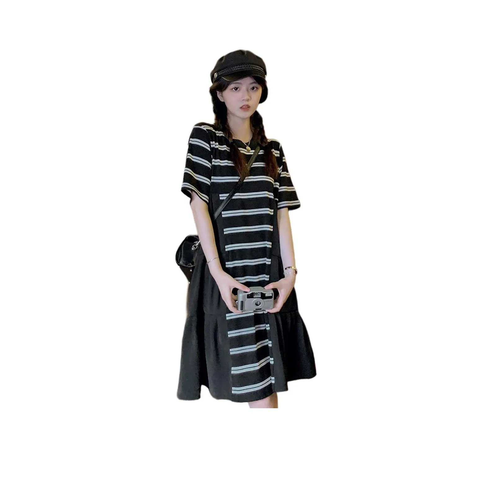 Juden Choi Short Sleeved Dress Women's Black