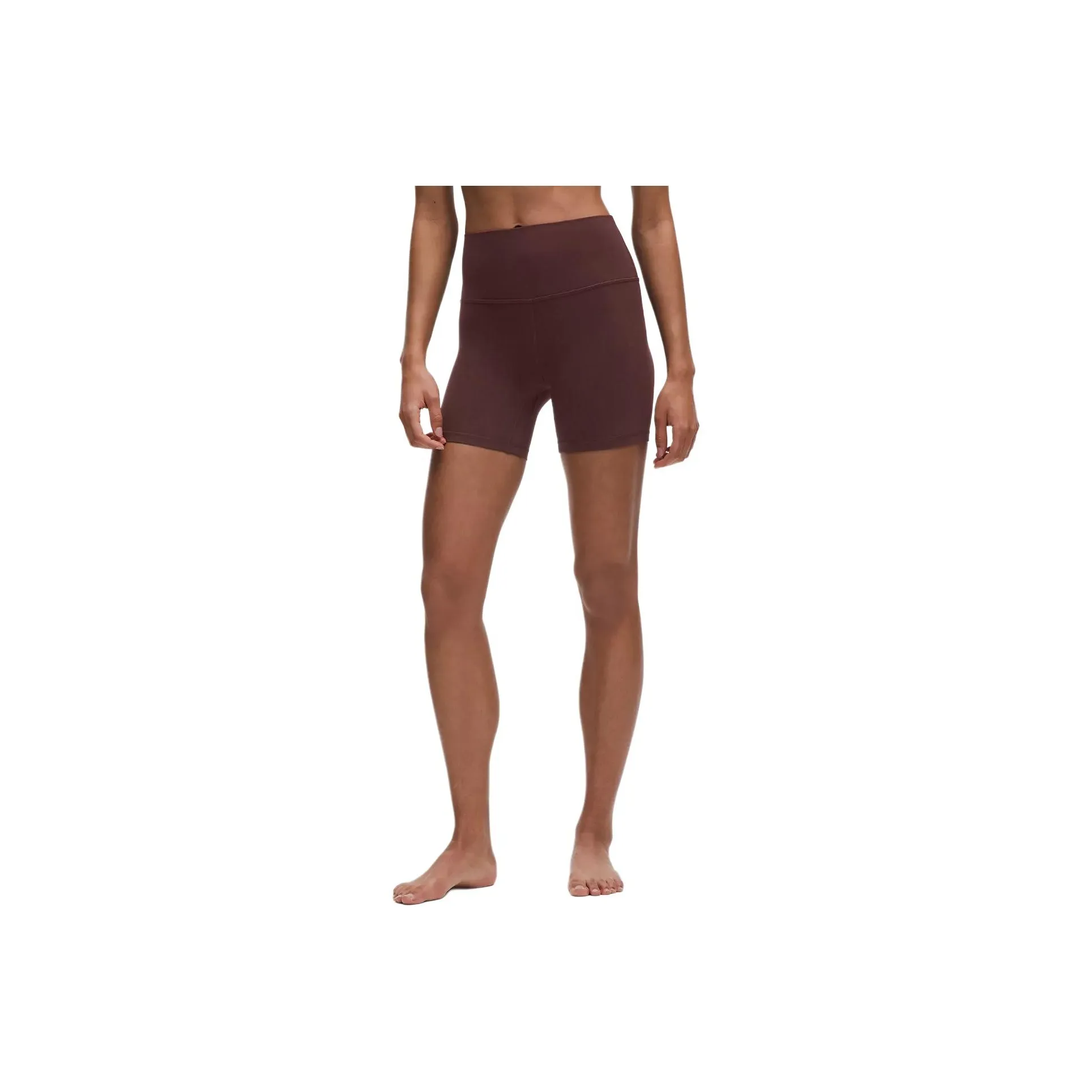 Lululemon Align™ Шорты для йоги 6' Женские Linear Wordmark Слива спокойной ночи MULTI