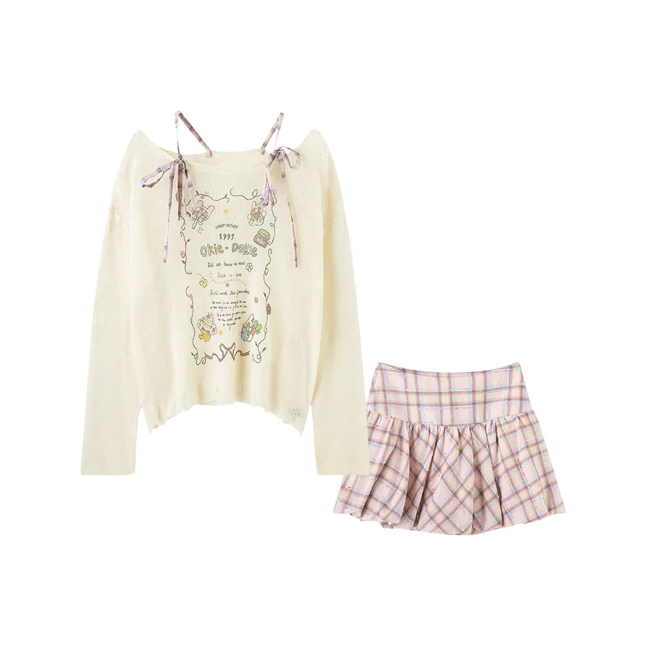 fabric pig Женские комплекты с юбкой