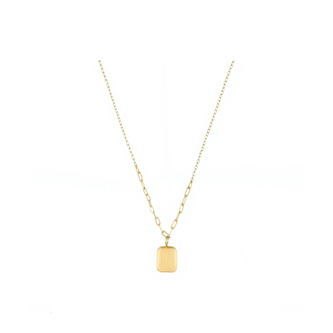 BING STUDIO 18К Золото Покрытие Медные Ожерелья Женские