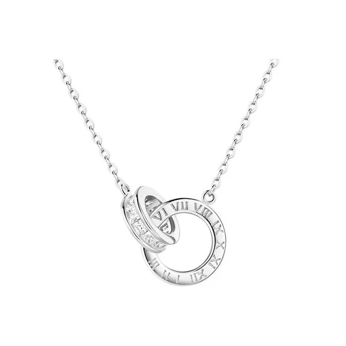 FANCI S925 Silver Necklaces Women's Silver