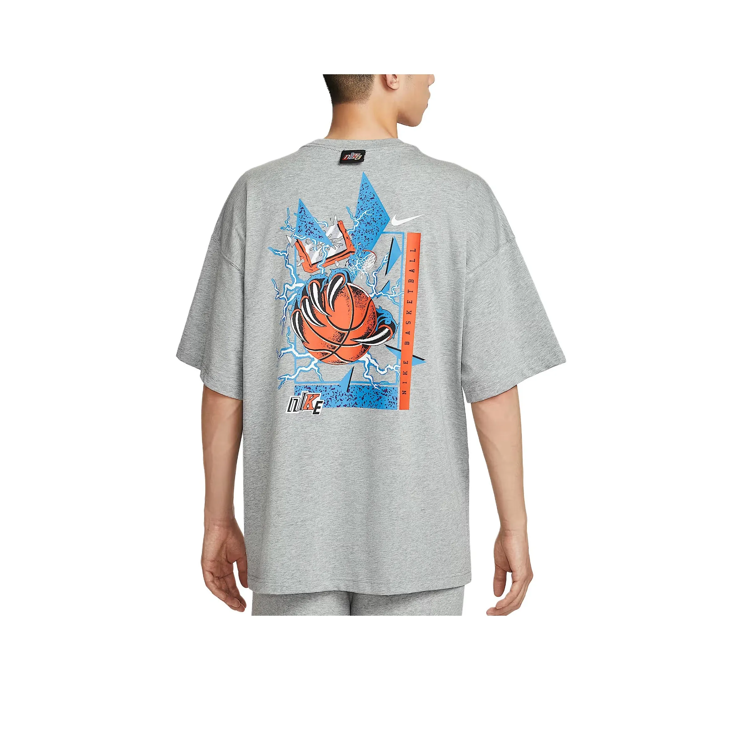 Nike Тонированный Темно-Серый Мужской T-Рубашки