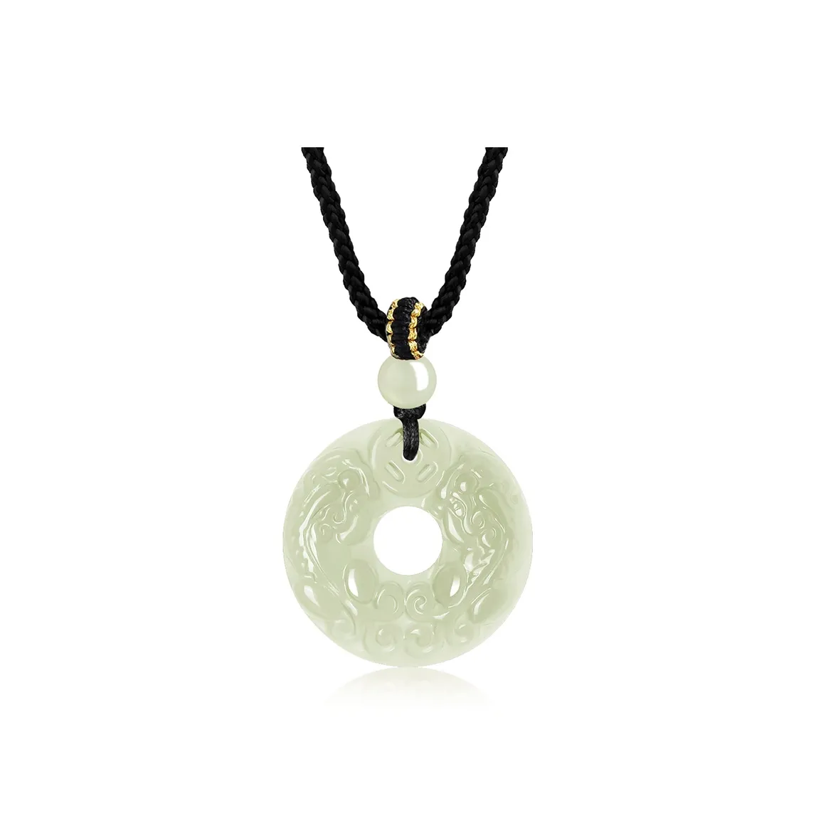 Zheng Baifu Hetian Jade Necklaces White Jade/Pale Greenish White Jade Unisex