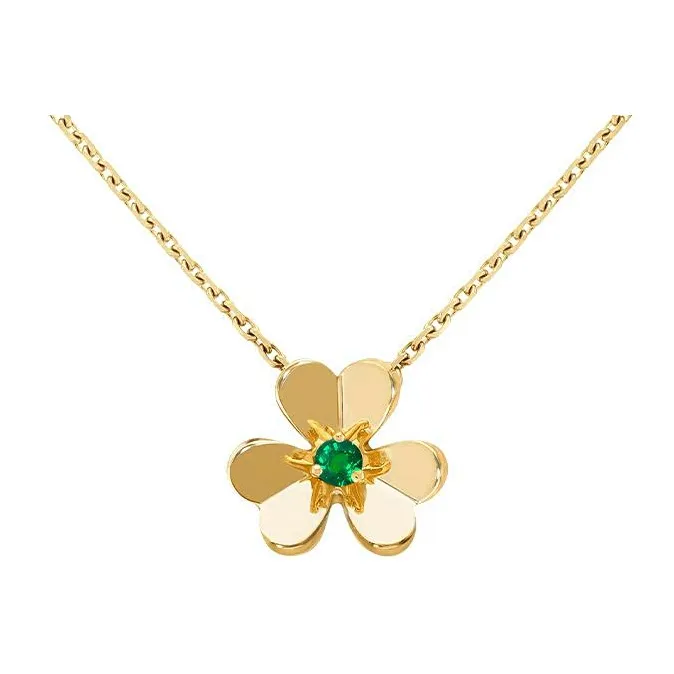 Van Cleef & Arpels Frivole Series 18k Necklaces Women's Gold