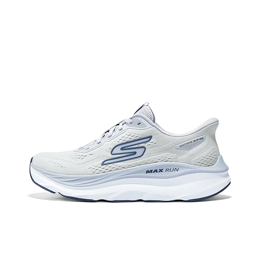 Skechers MEN'S GO Дышащие Низкие Кроссовки для Бега Мужские Серые