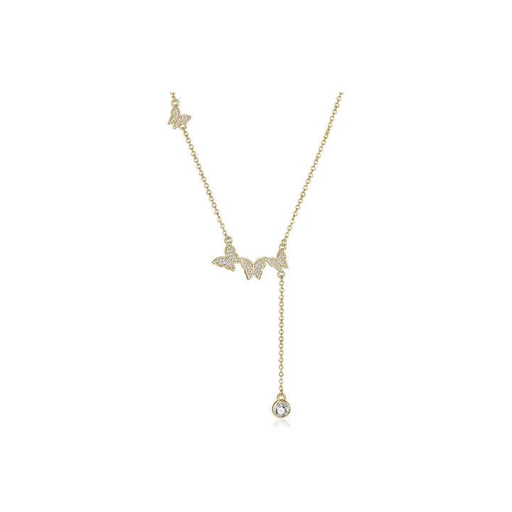 NAME.S Zircon Necklaces Women's