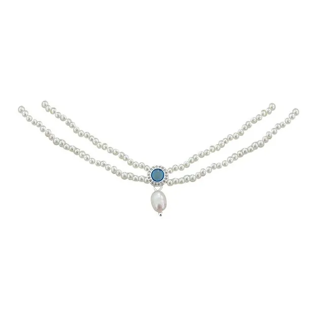 DAN DREAM Искусственная жемчужина Цветное стекло Ожерелье Женское