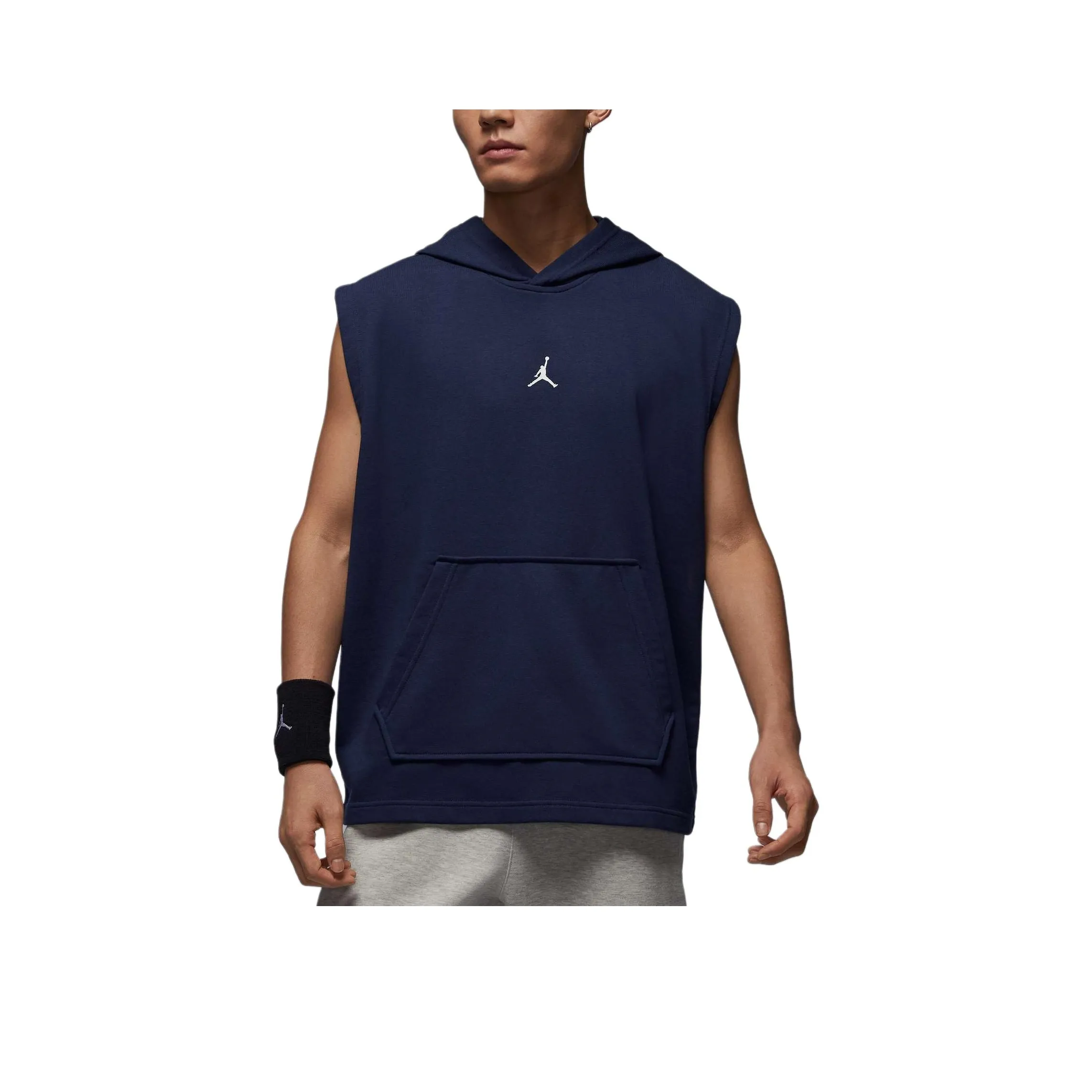 Джордан Dri FIT Sport Майка Мужская Темно-синий Белый