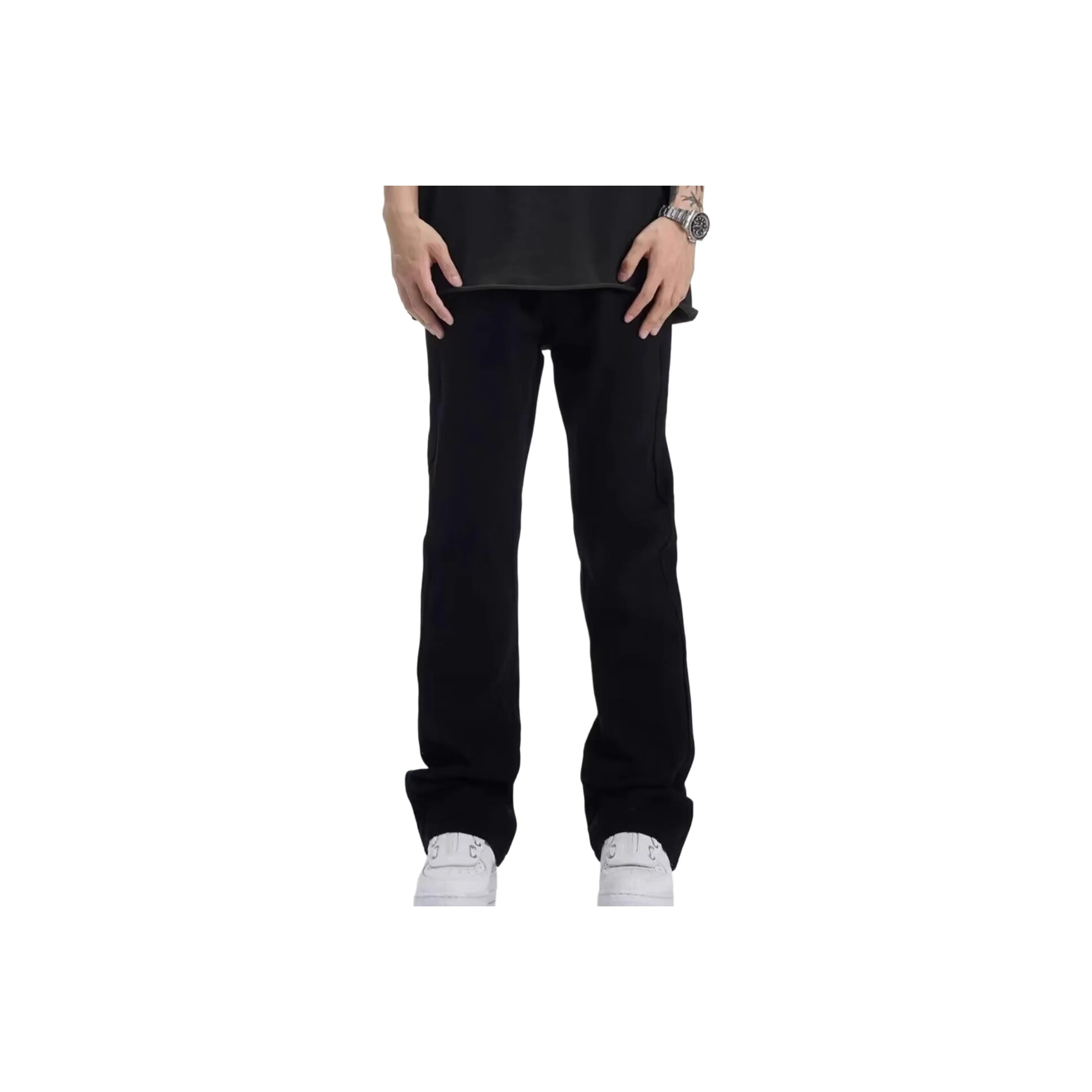 PAINT STAIN Черный Унисекс Джинсы