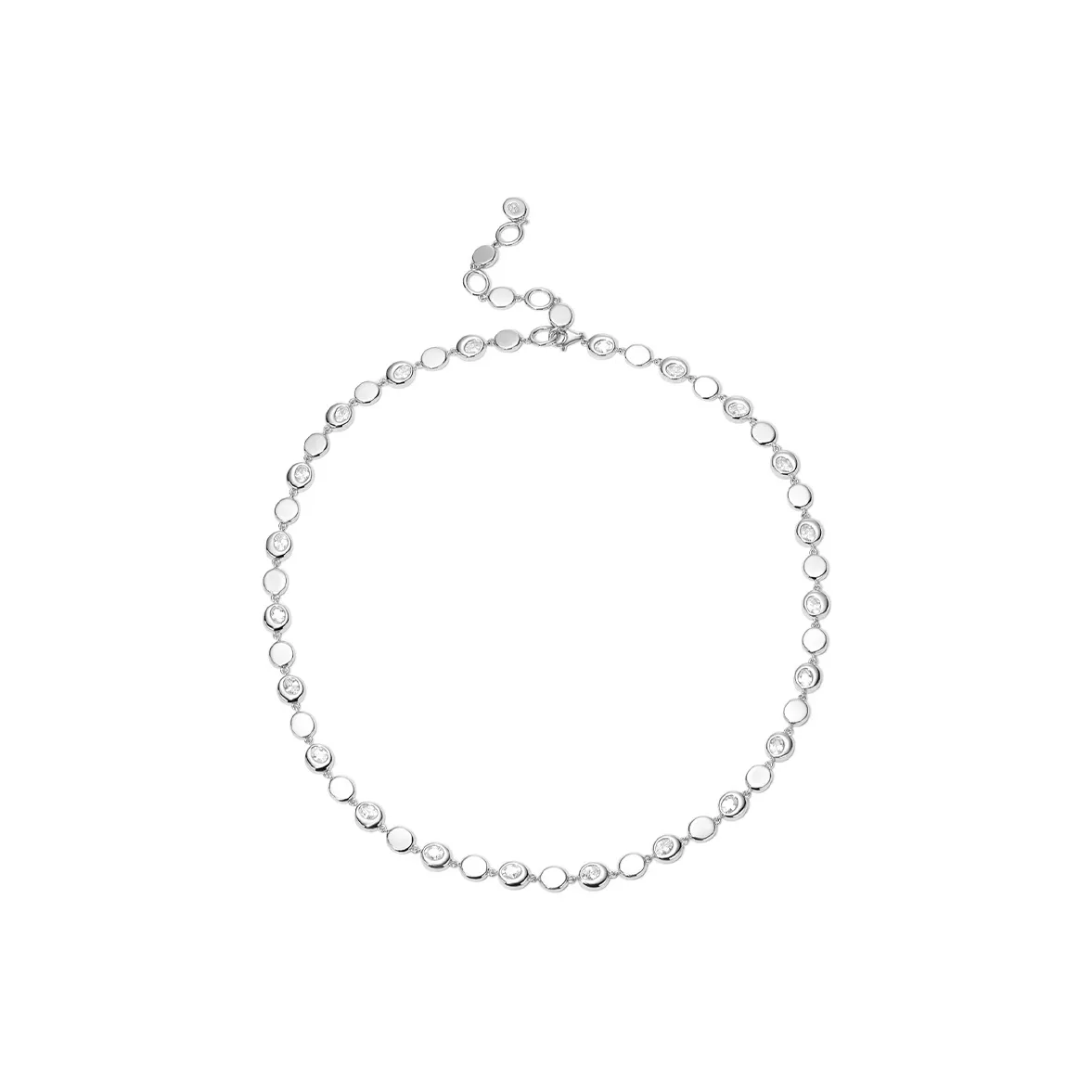 HUSSAIN Золото-Покрытое Медное Ожерелье Женское