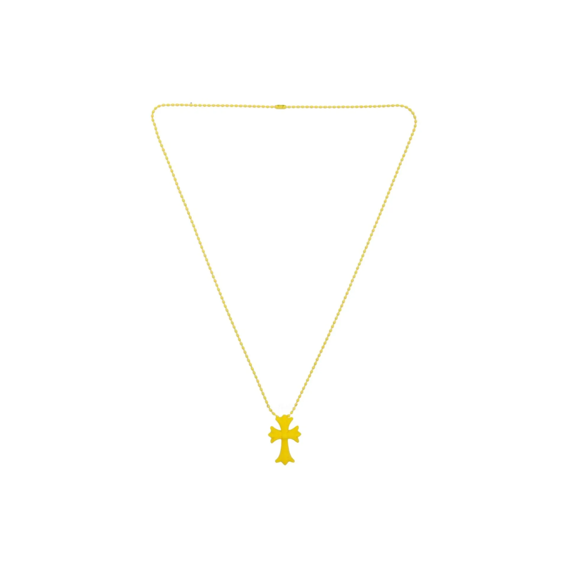 Chrome Hearts Brass, Silicone Necklaces Unisex Yellow