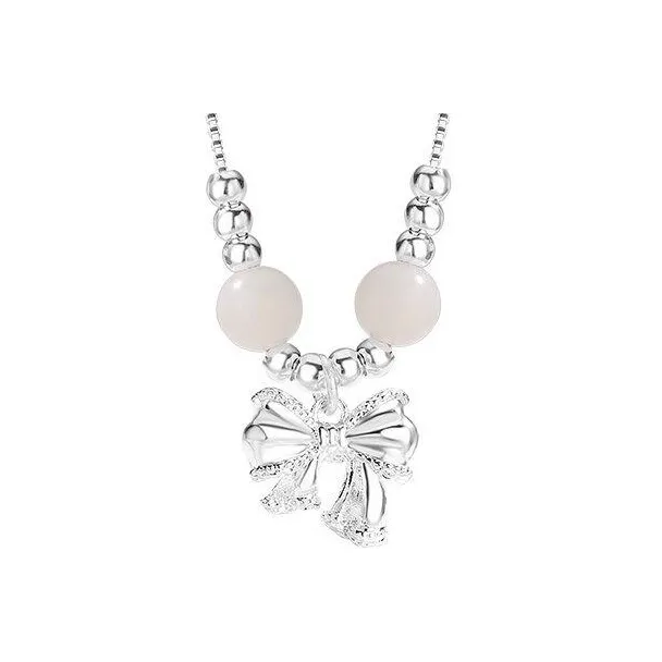 B Z Белый нефрит Бодхи ожерелья женские