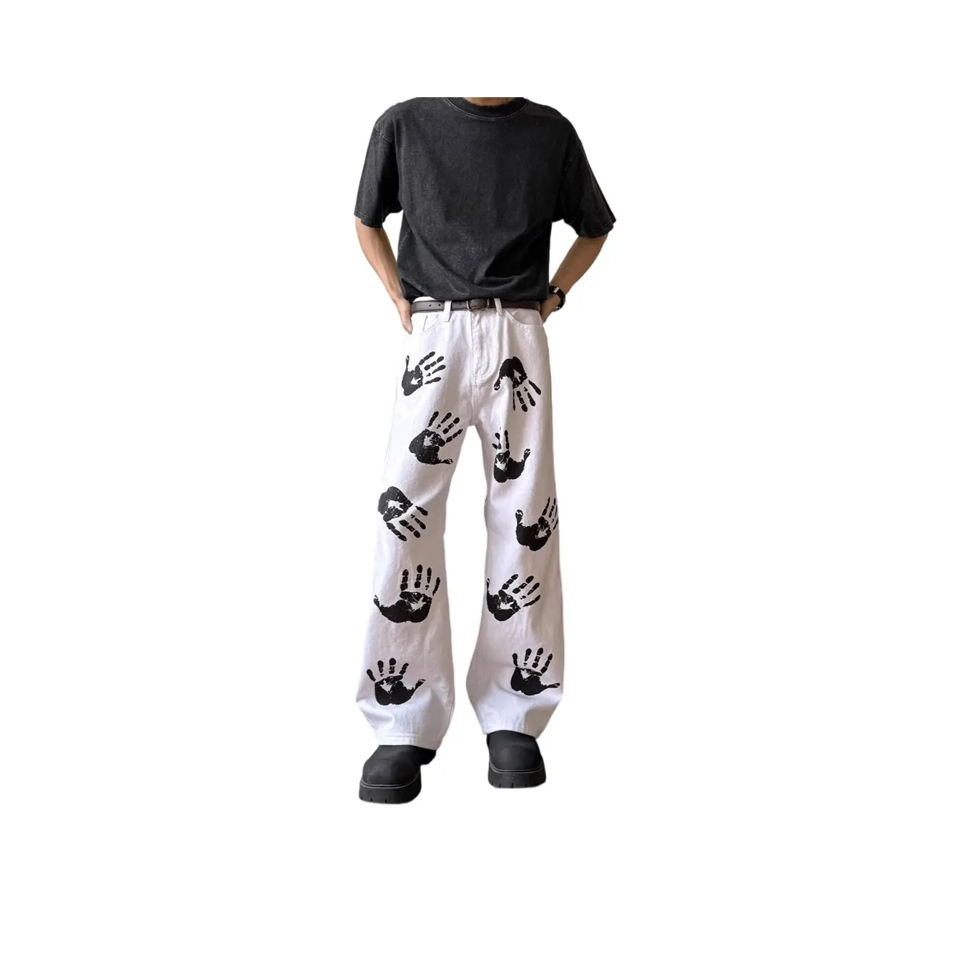 Weles Jeans Unisex White