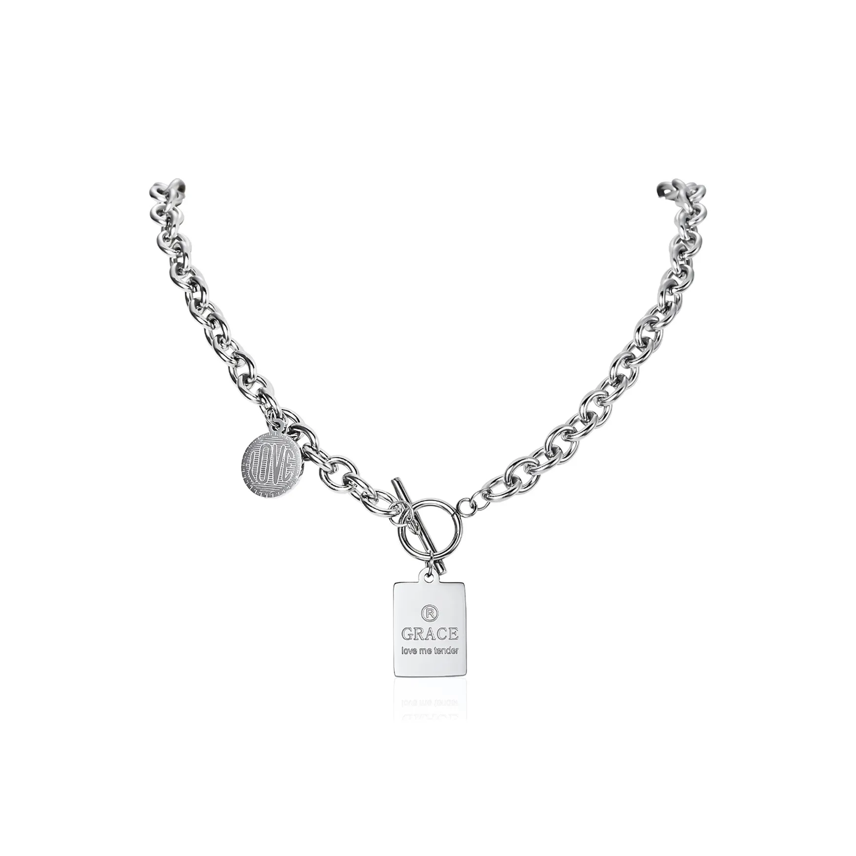 DH7 Титановые стальные ожерелья мужские