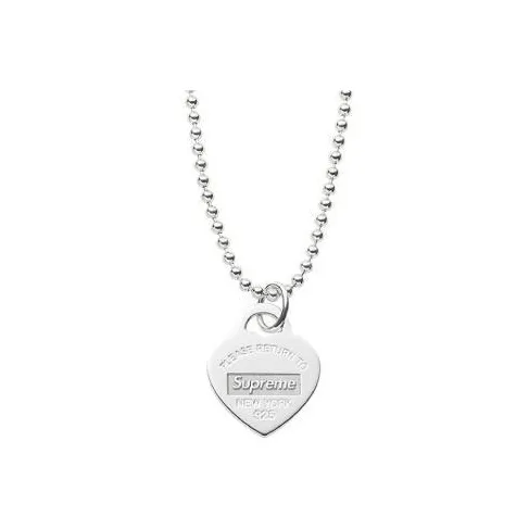 Supreme Fw22 Week 12 Series Necklaces Unisex Silver