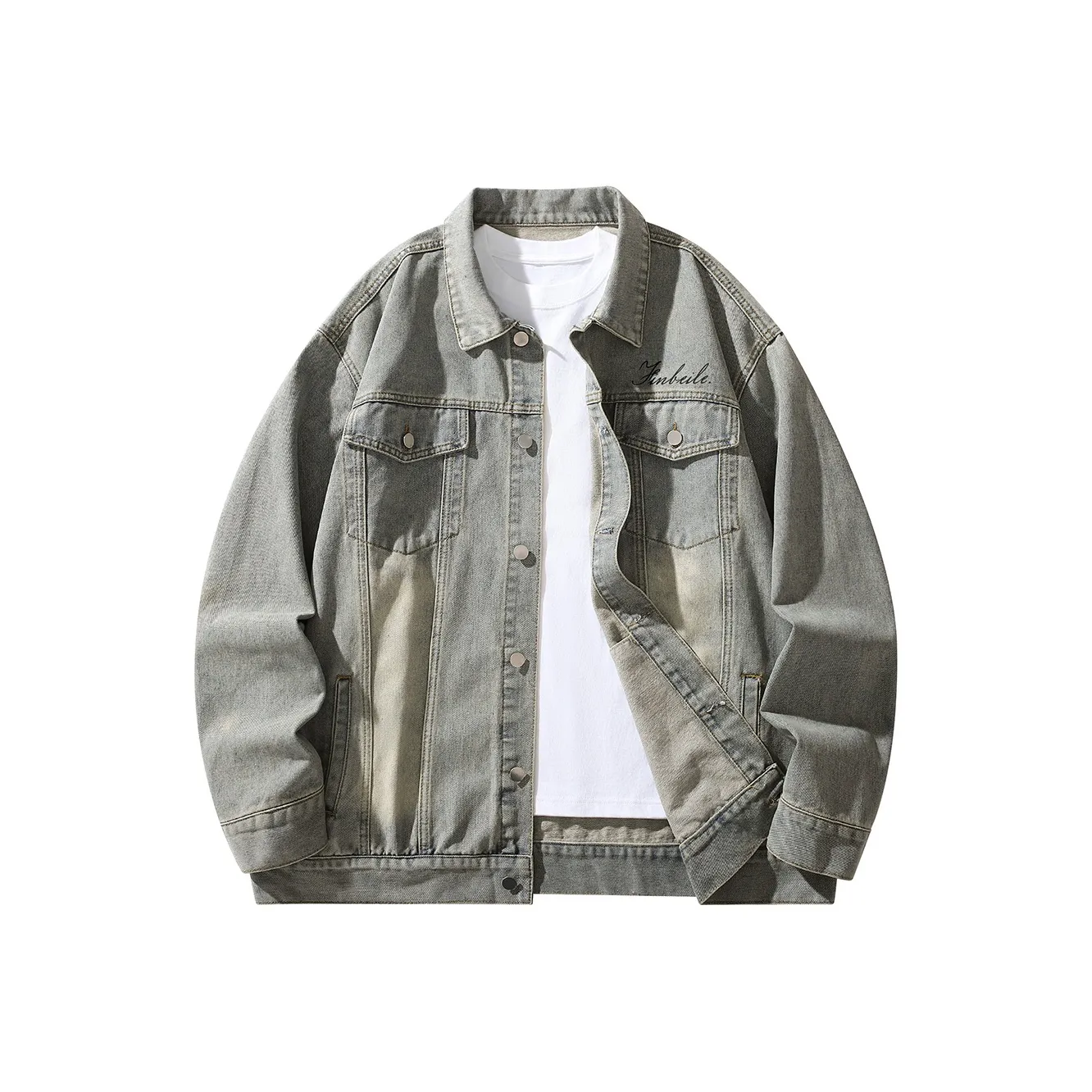 JINBEILE Унисекс Джинсовые Куртки