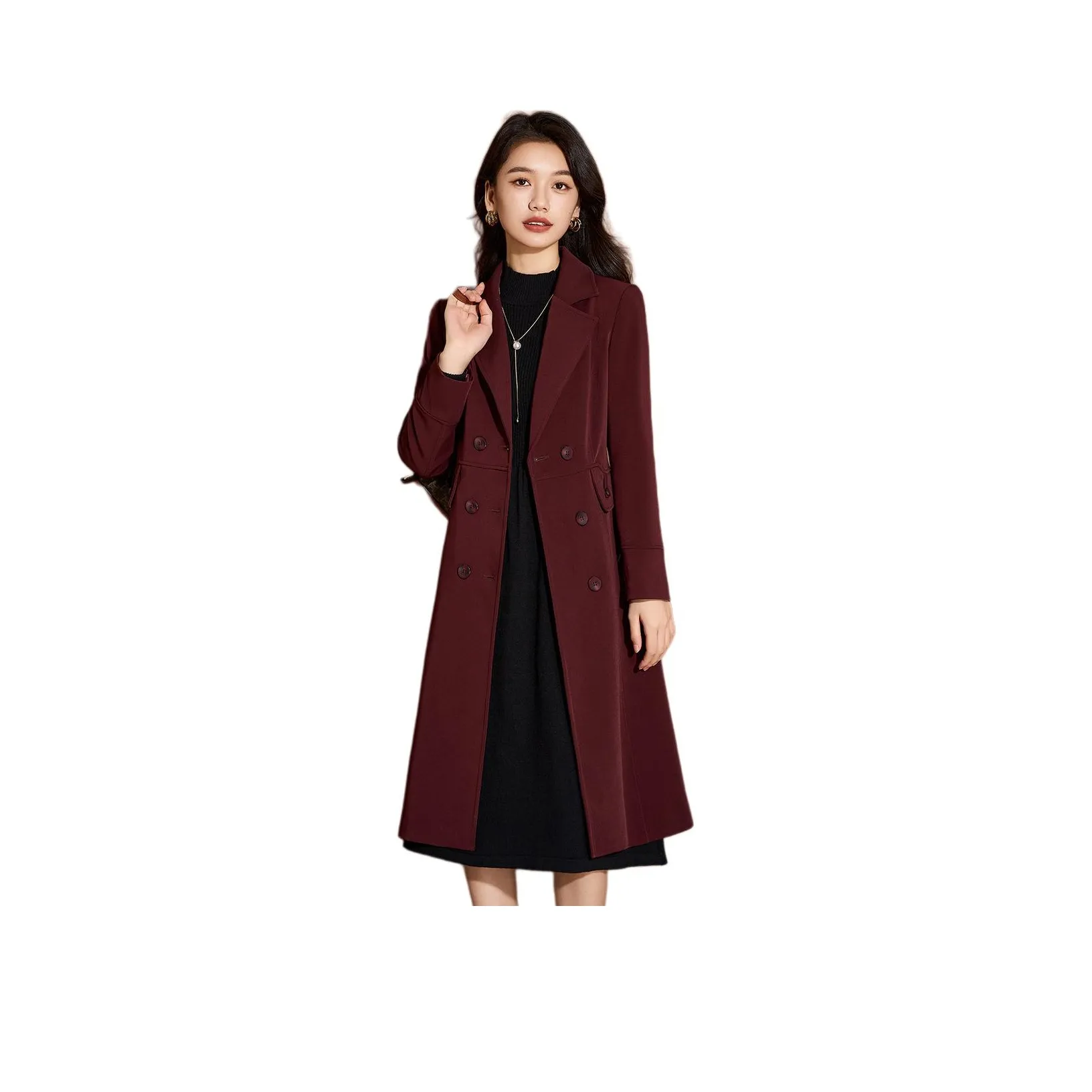 Mylan Тренчкот Женский Бордовый