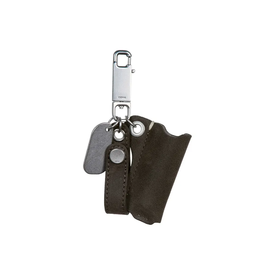 C2H4 Лицевая коровья кожа Брелоки Унисекс