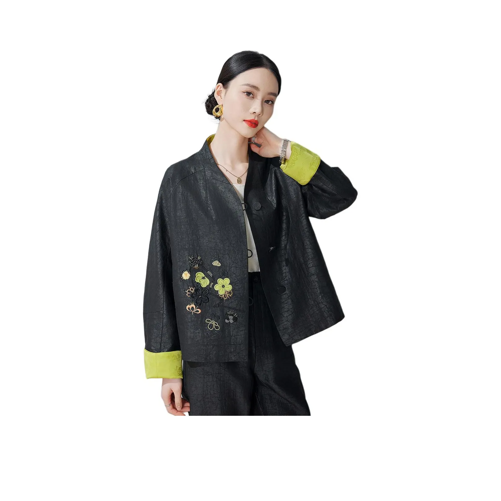 HANGYIGE Черные Женские Куртки