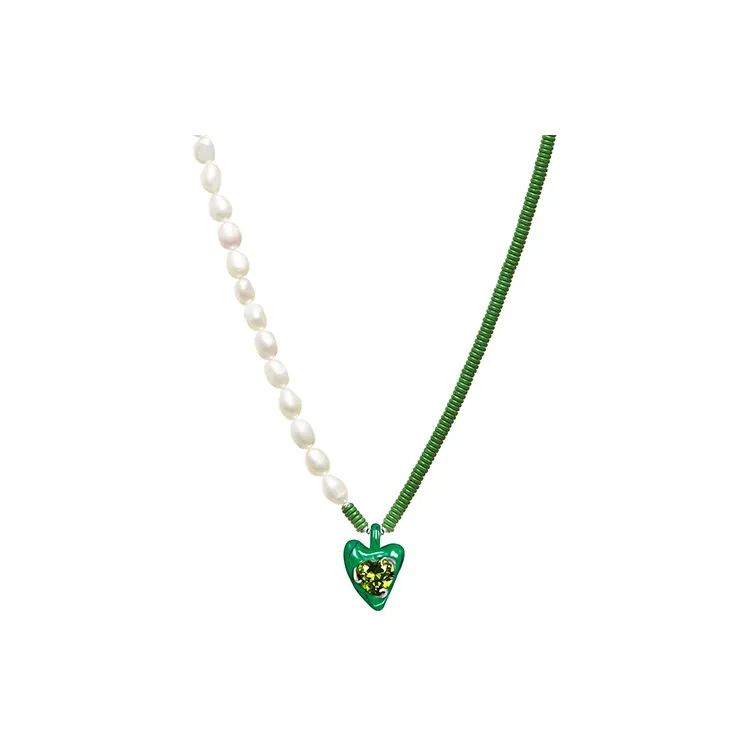 Lost In Echo Эмаль Ожерелья Женские Зеленый