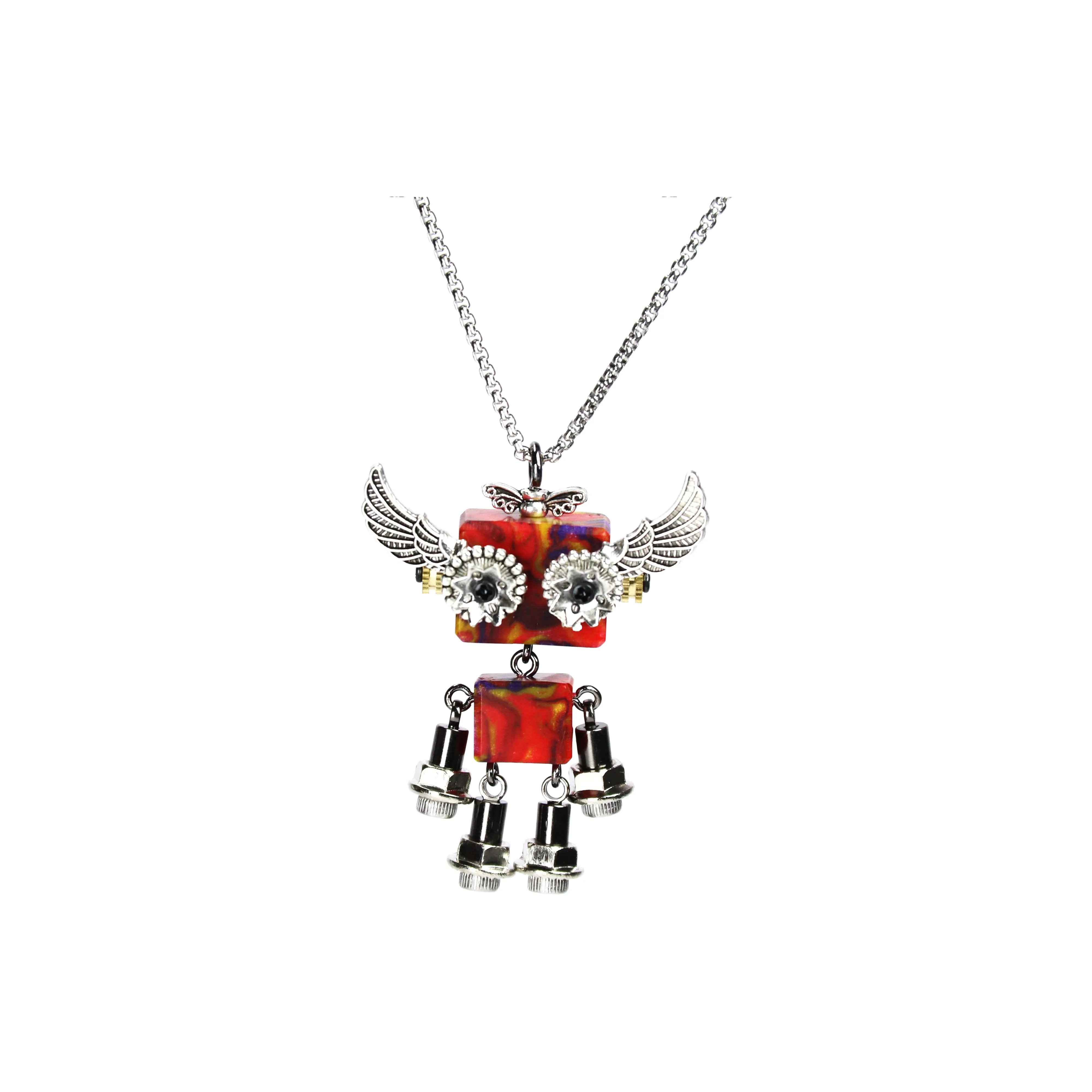 Wood Devil Сплав Смола Ожерелья Унисекс