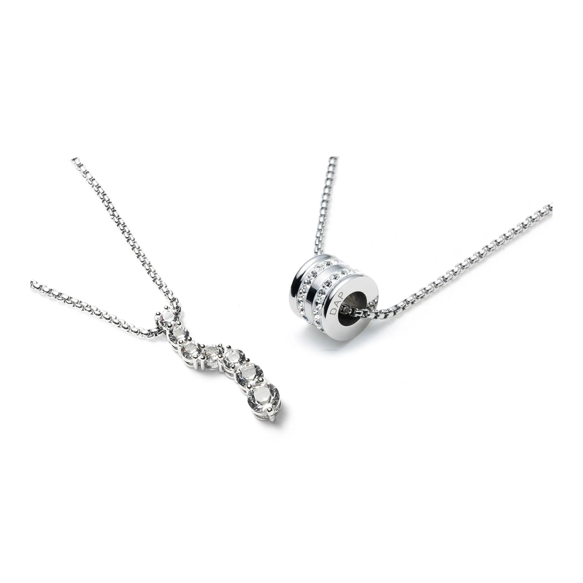 DAP Титановая сталь Ожерелье Серебряное Унисекс