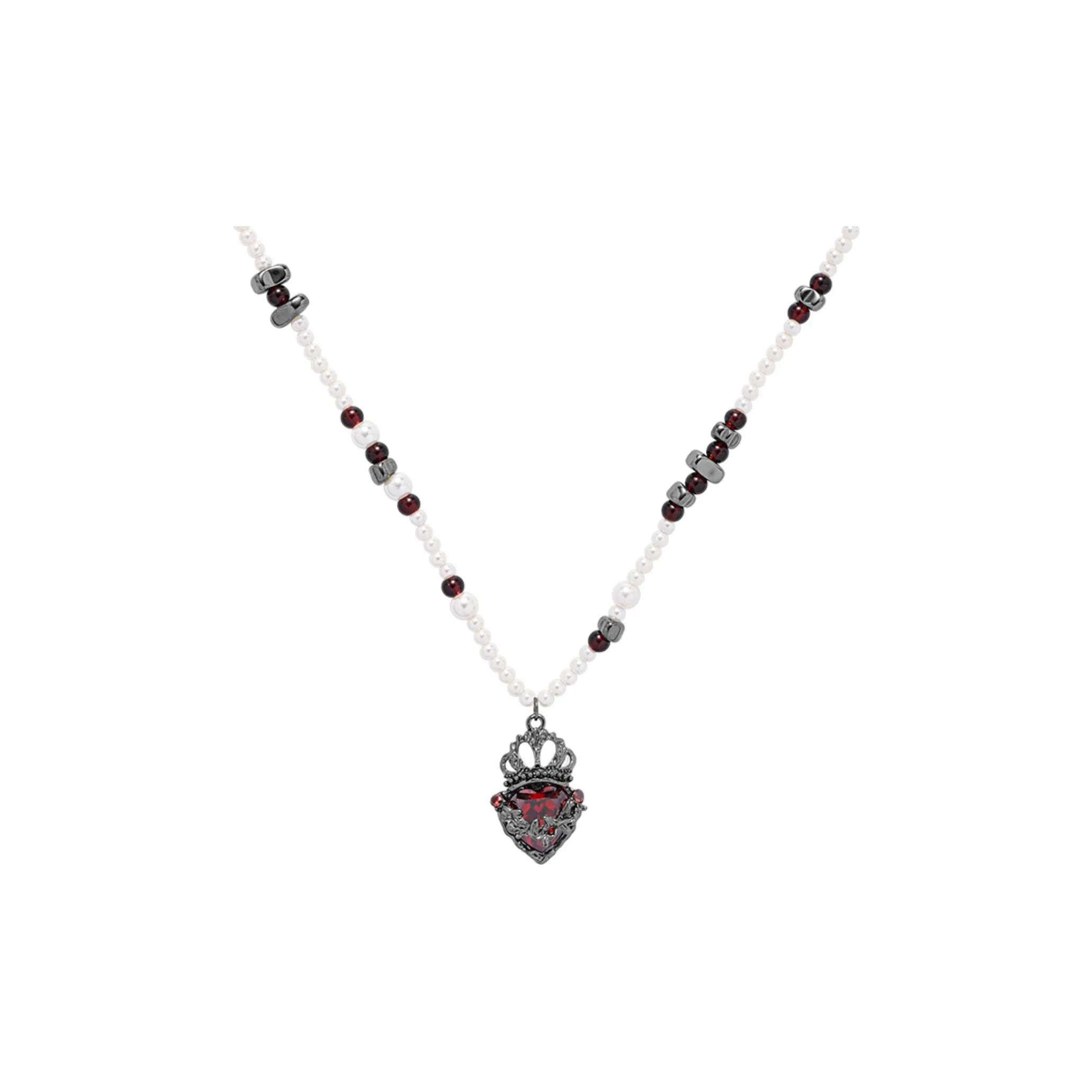 KING OF BLING Сплав Циркон Искусственная жемчужина Ожерелья Женские