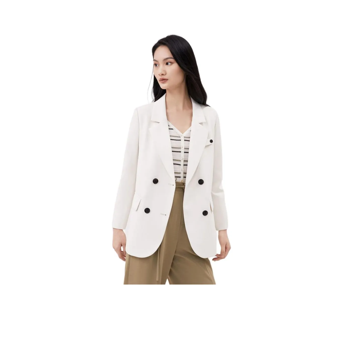 TKY SHOP Business Suits Women's Ecru