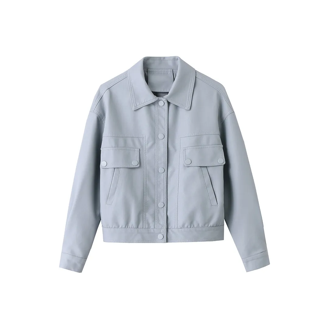 Yi Mengyuan Leather Jacket Women's