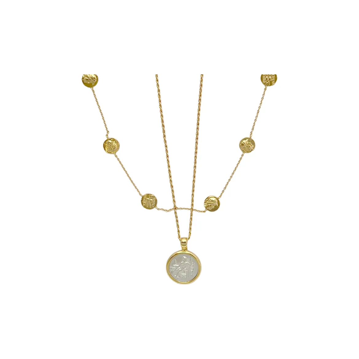 Sundanese Gold Plated Copper Necklaces Women's