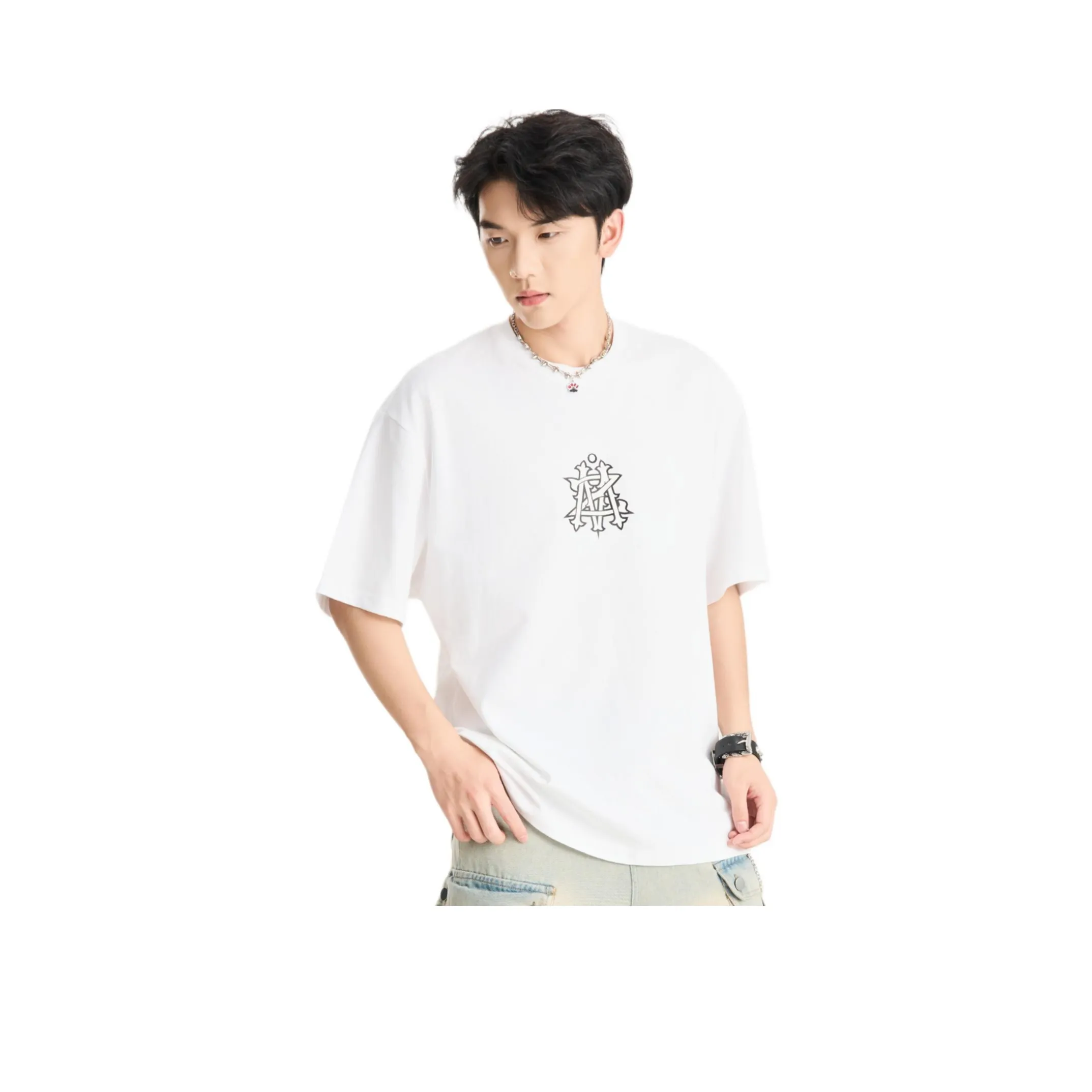 ZMOH Белая унисекс футболка