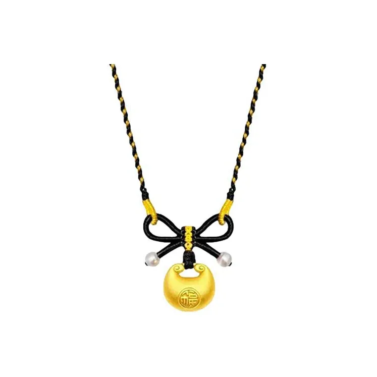 MUYAN Сплав Бант Little Fat Удача Ожерелье Женские
