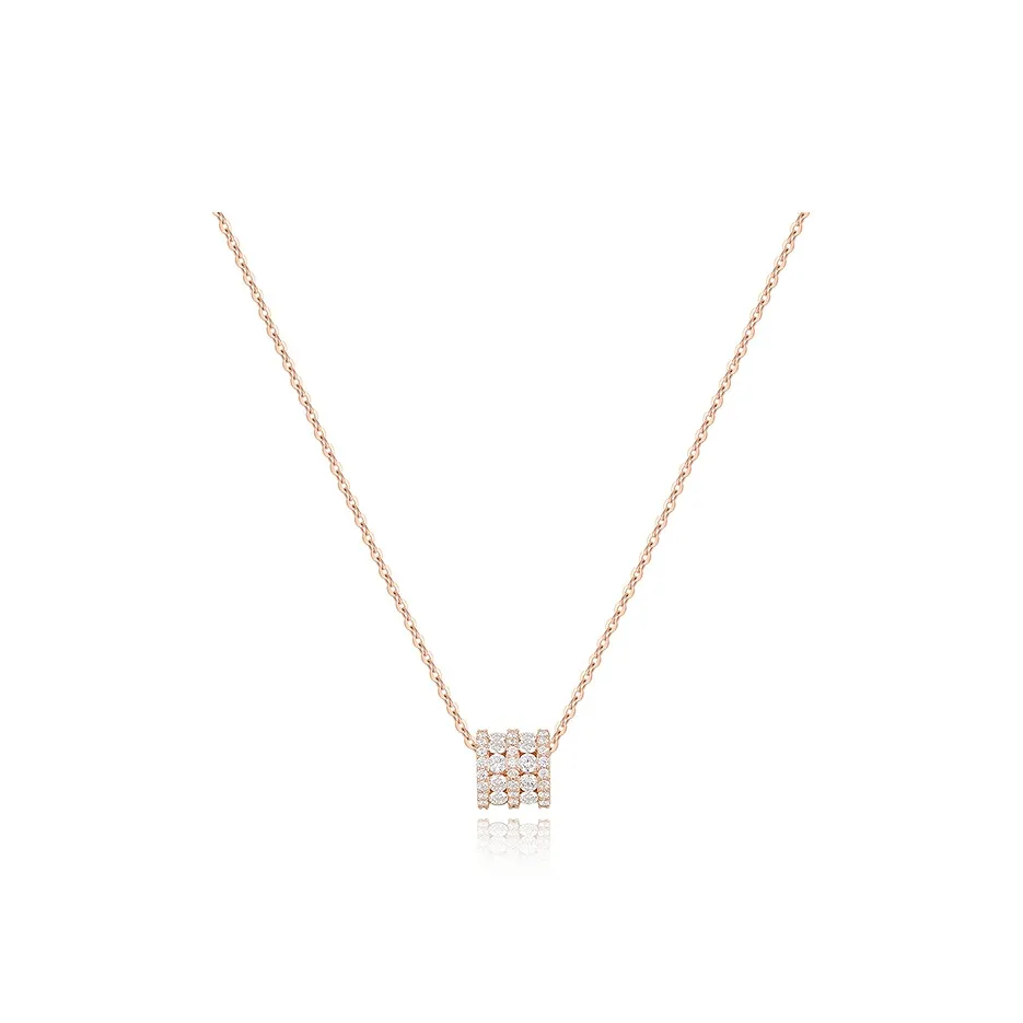 AJIDOU Утонченный Нишевый Rhinestone Украшенные Звездные точки Искрящиеся Ожерелья Женские