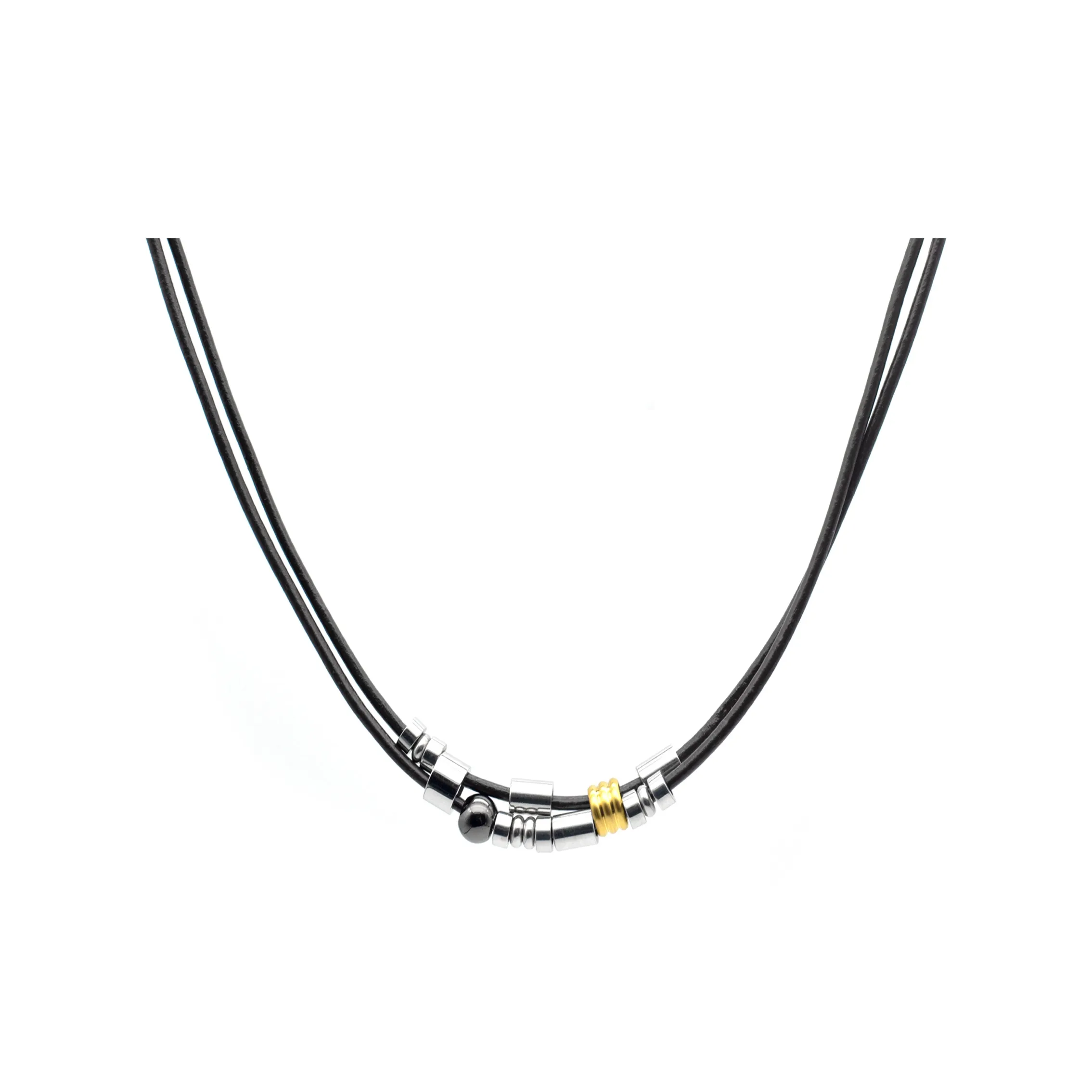 DAP Кожа Титан Ожерелья Унисекс