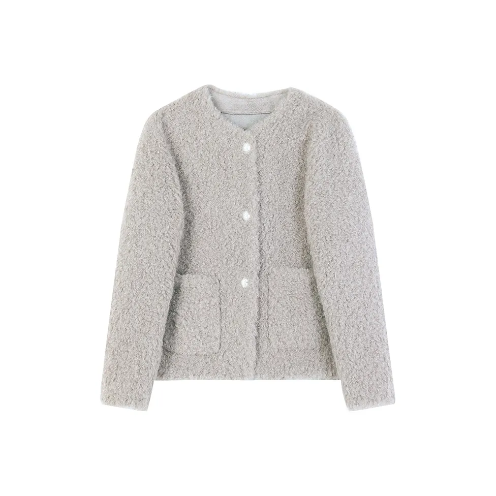 Beast King Укороченная искусственная меховая куртка женская