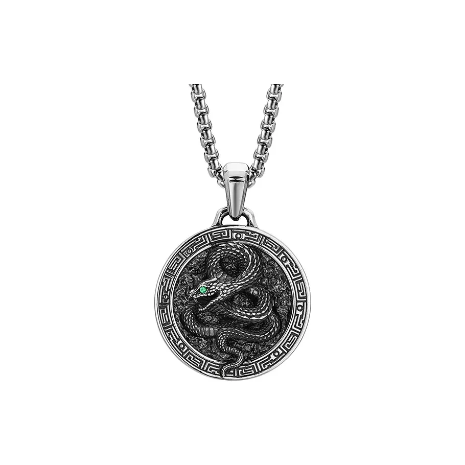 MYSH 925 Sterling Silver Necklaces Men's