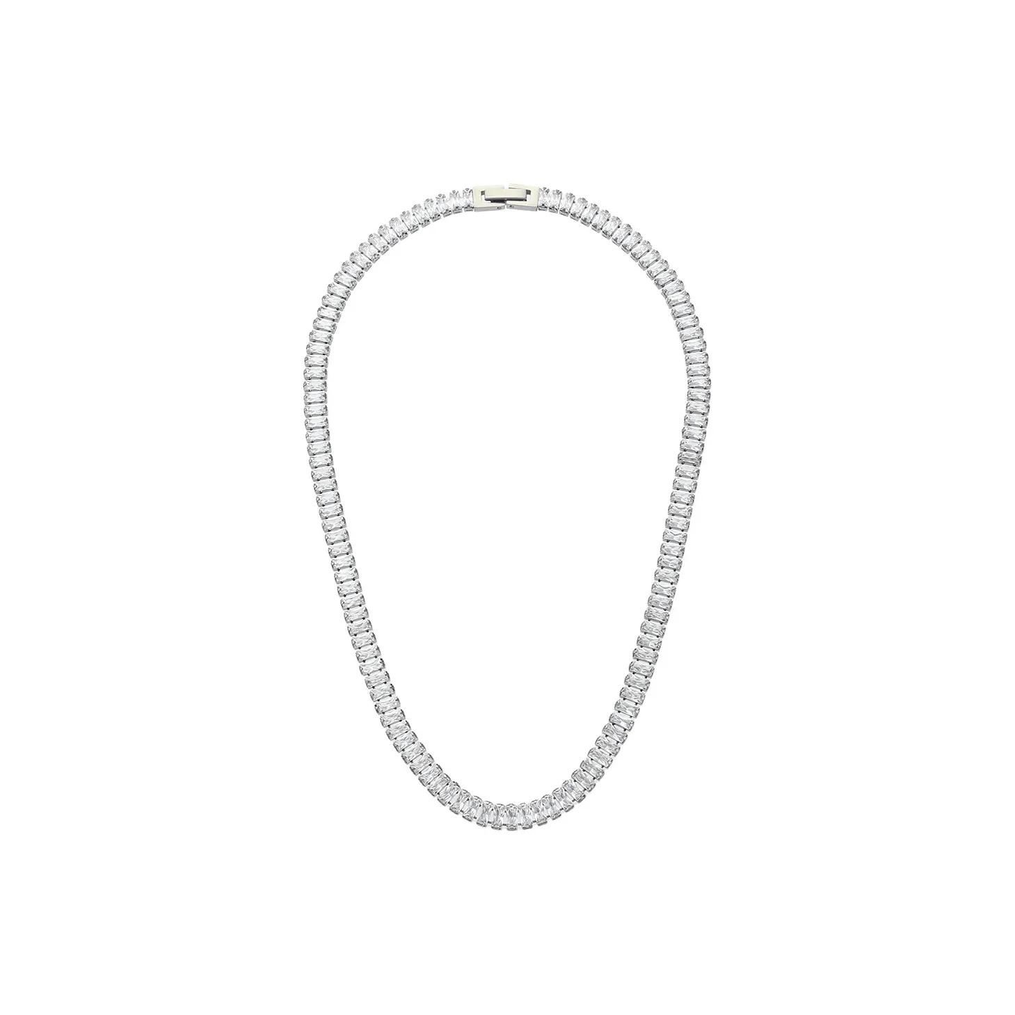 KING OF BLING Ожерелья из синтетического кубического циркония титановой стали унисекс