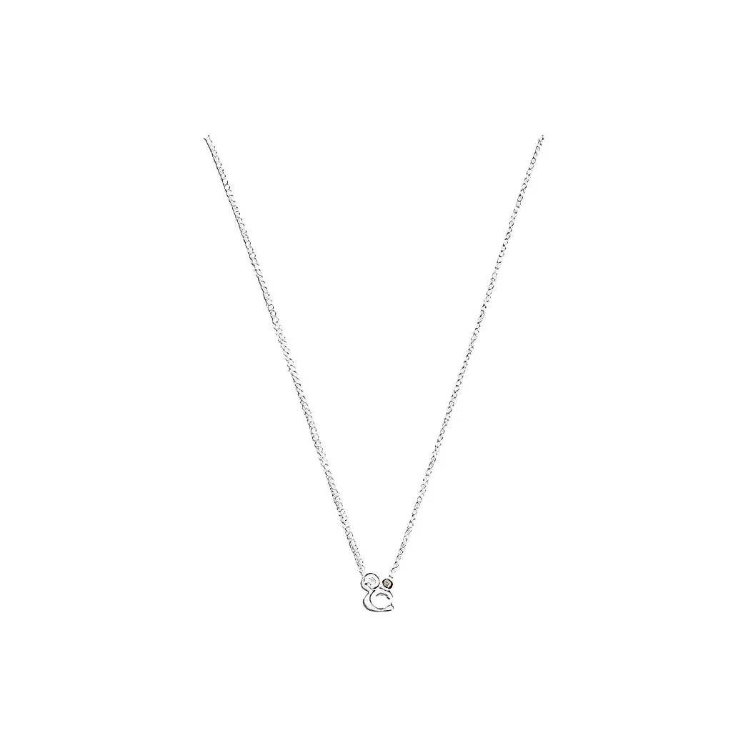 COACH Plexiglass Necklaces Women's Silver