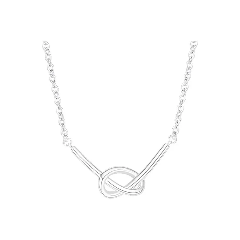PRETTY DIARY S999 Fine Silver Necklaces Women's