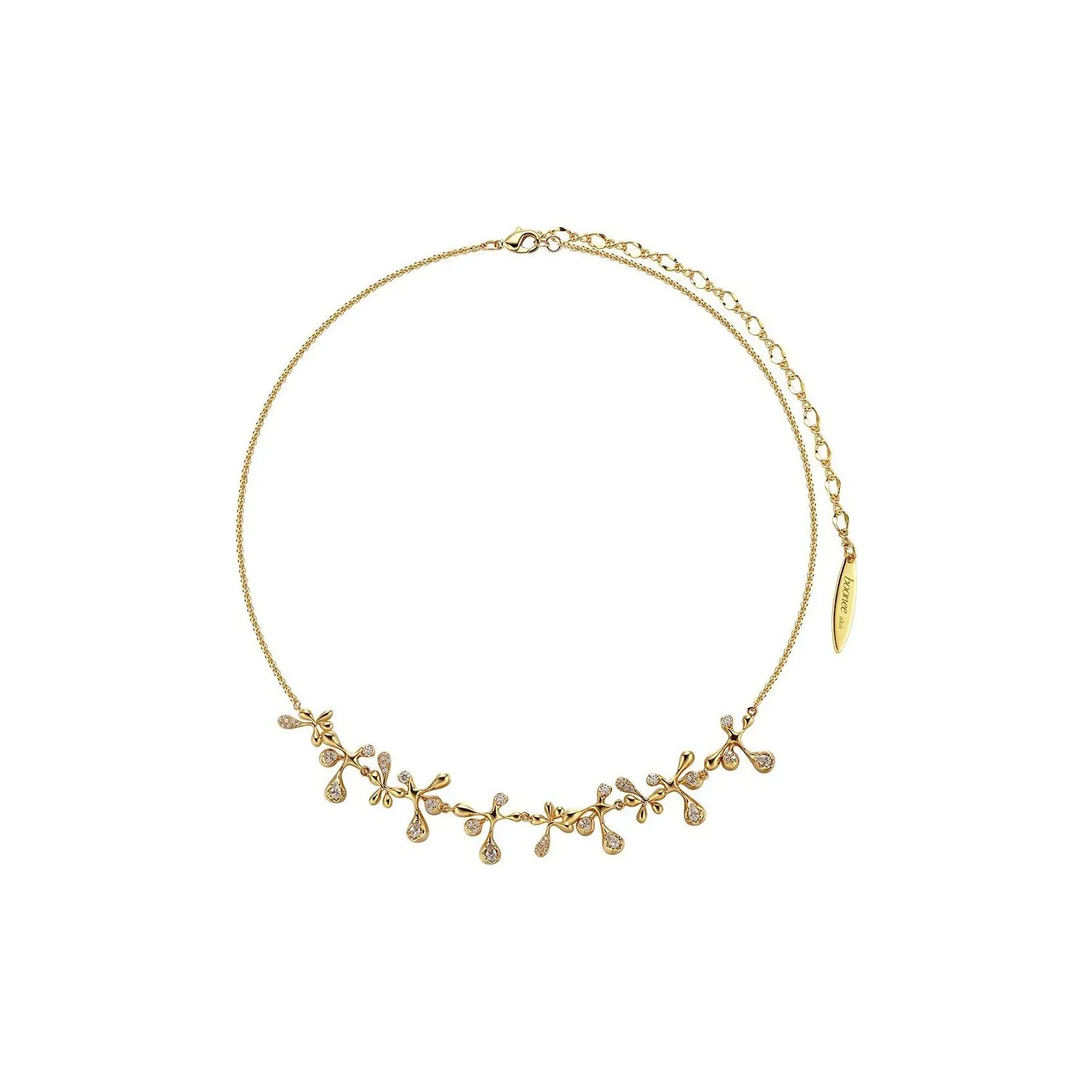 BOONEE ALUS Каратовое золото с покрытием медный белое золото с покрытием медные ожерелья женские